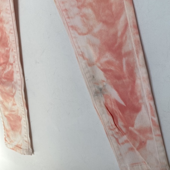 (B15) Levis Womens Jeans 535 Skinny Fit Denim coral & white Leggings, Sz 30, NWT - Picture 5 of 12